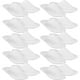 thumbnail image 5 of 10 pares de pantuflas desechables para fiestas, interiores y hoteles (blancas), 5 of 5