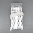thumbnail image 2 of Ambesonne Black White Bedding Set 4 Pcs, Tribe Vintage Arrow, Queen, Black and White, 2 of 3