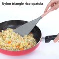 thumbnail image 2 of AMERTEER Triangular Spatula Triangular Spatula with Hanging Ear Heat Resistant Anti-scalding Concave Point Non-stick Stir-fried Oil-proof Fried Shovel Cooking Utensil, 2 of 6