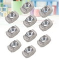 thumbnail image 4 of OULII 50Pcs Aluminum Profile T Nut for Assembly Silver Durable Usage Positioning, 4 of 4