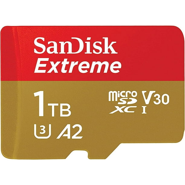 Memoria Micro SD 1TB Sandisk Graba 4K SDSQXAV 1T00 GN6MA SanDisk SDSQXAV 1T00 GN6MA Walmart en linea