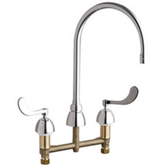 Chicago Faucets 786-Gn8ae36ab Commercial Grade High Arch Kitchen Faucet - Chrome