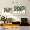 thumbnail image 3 of Elephant Stock Merry And Bright Christmas Truck Wall Art - Horizontal Multi Panel Canvas - Living Room Wall Decor - Holiday Multi Panel - Beige And Gray Decor By Carol Robinson - 23" x 14", 3 of 4