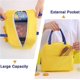thumbnail image 2 of Pink Insulated Lunch Bag for Men, Toddler, Small Large Meal Prep Bag for Women, Adults, Kids, Girls, Boys, Work, School, 2 of 5