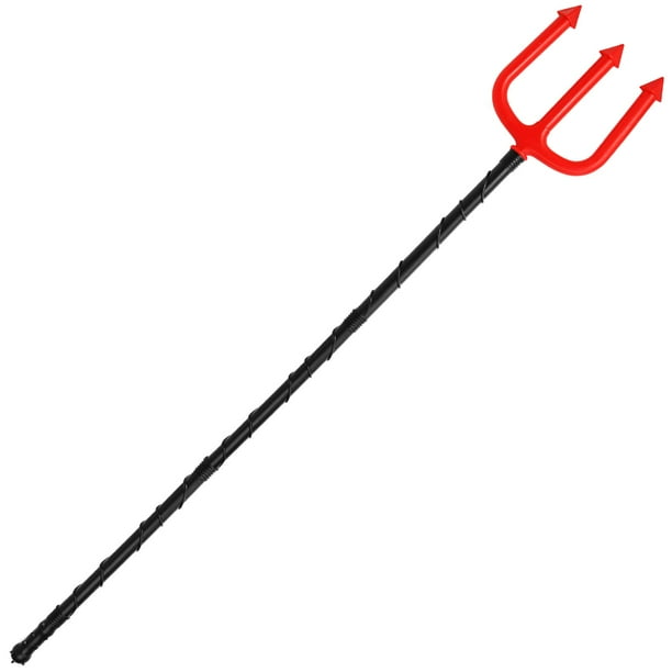 Skeleteen Devil Pitchfork Costume Accessories Devils Demon Prop Pitch Fork Trident Accessory