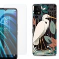 thumbnail image 1 of OneToughShield ® for TCL 40 XE 5G Shockproof Fashion Phone Case, with Tempered Glass Screen Protector - Egret, 1 of 2