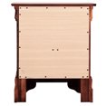 thumbnail image 4 of Nightstand - 2 Drawer Cherry Wood Bedside Table - 24"H x 21"W x 16"D, 4 of 5