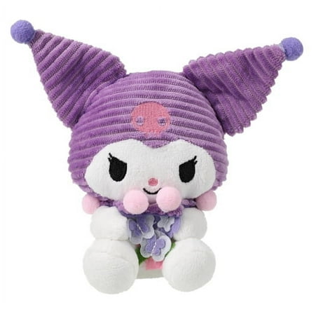 Kuromi Holding Flowers Hello Kitty And Friends Spring Bouquet Easter Plush 6in