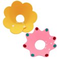 thumbnail image 1 of Collar de recuperación para gatos, bonitos conos de gato con cuello de flor después de la cirugía, collar ajustable para gatos, collares isabelinos de recuperación de cirugía, 2 uds., 1 of 6