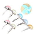 thumbnail image 3 of 50 Pcs Decorative Mini Brads Round Paper Fasteners Pearl Design Brads, 3 of 8