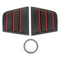 thumbnail image 1 of Air Vent Scoop Shades Cover Blind, Side Window Louver Professional Rustproof Simple Installation  For Car Carbon Fiber Style, 1 of 8