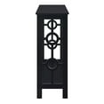 thumbnail image 4 of Pemberly Row Contemporary Ring Console Table in Black Wood Finish, 4 of 4