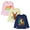 WMHGTEE25H701, variant on HILEELANG 2-7 Toddler/Little Girls Navy/Pink/Cream Forest Deer Rainbow Cute Spring Print 100% Cotton Tee 5