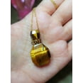 thumbnail image 4 of Natural Crystal perfume Bottle Necklace Tiger's Eye Stone, 4 of 7