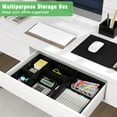 thumbnail image 6 of 7-Piece Drawer Organizer Boxes，Multi-Use Storage Bins Dividers，Kitchen Utensil Holder, Box Tray for Bathroom, Vanity, Makeup, Junk Drawer & Office Desk,Bamboo, 6 of 8