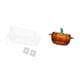 thumbnail image 5 of Plato De Dulces De Vidrio Con Forma De Calabaza Con Tapa Y Tarro De Galletas Naranja Para Servir Dulces Y Golosinas En Un Recipiente Decorativo., 5 of 8