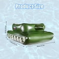 thumbnail image 3 of Muyoka Tanque inflable Piscina Flotador Tanque inflable Balsas Tanque inflable Juguete con chorro de agua Pistola Anillo de nataci贸n Juguete de agua al aire libre, 3 of 4