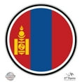 thumbnail image 1 of Mongolia Flag - 3" Vinyl Sticker - For Car Laptop I-Pad Phone Helmet Hard Hat - Waterproof Decal, 1 of 1