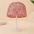 thumbnail image 4 of Handmade Summer Crochet Sequin Beanie Hat for Women Lightweight Beanies Hat Breathable Skull Cap Headwear Pink One Size, 4 of 4