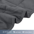 thumbnail image 5 of Weighted Blanket for Adults, Cooling Breathable Heavy Blanket with Premium Glass Beads, Soft Thick Blanket for All-Season (Dark Grey,Full Size 48"x72"-15lbs), 5 of 8