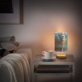 thumbnail image 6 of Lion Beast Table Lamp USB Bedside Desk Nightstand Lamp Printed Gifts Small Lamp Wood Base for Bedroom Living Room Kids Room College Dorm, 6 of 7