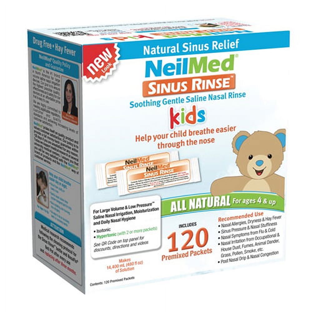 Neilmed Sinus Rinse Premixed Paediatric Packets - 120 Ea, 6 Pack