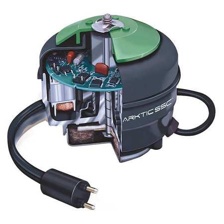 MORRILL 5R019 Unit Bearing Motor,ECM,1/4 In. L,Unit