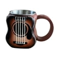 thumbnail image 2 of Music Coffee Mug Instrumentos musicales Copa de comedor decoración de la tazón de té novedoso taza de leche para amantes de la música maestros amigos Guitarra, 2 of 8