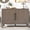 Brown, variant on Harper & Bright Designs Rustic Sideboard Buffet Cabinet with Storage Shelf, 2 Door Sideboard Cabinet with Adjustable Feet, Console Cabinet with Pine Veneer and Metal Handles, Gray