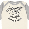 thumbnail image 4 of Inktastic Adventure Awaits Outside in Nature with Tent and Mountains Boys or Girls Long Sleeve Baby Bodysuit, 4 of 5