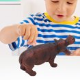 thumbnail image 2 of Figurine Modèle Hippopotame, Matériau Plastique Réaliste Haute Simulation Modèle Hippopotame pour Décoration Maison Cadeaux Aides Pédagogiques, 2 of 9