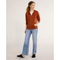 thumbnail image 6 of Time and Tru Women's Wide Leg Jeans with Seam Details, Available in Regular, Short, Long Inseams, Sizes 0-22, 6 of 11
