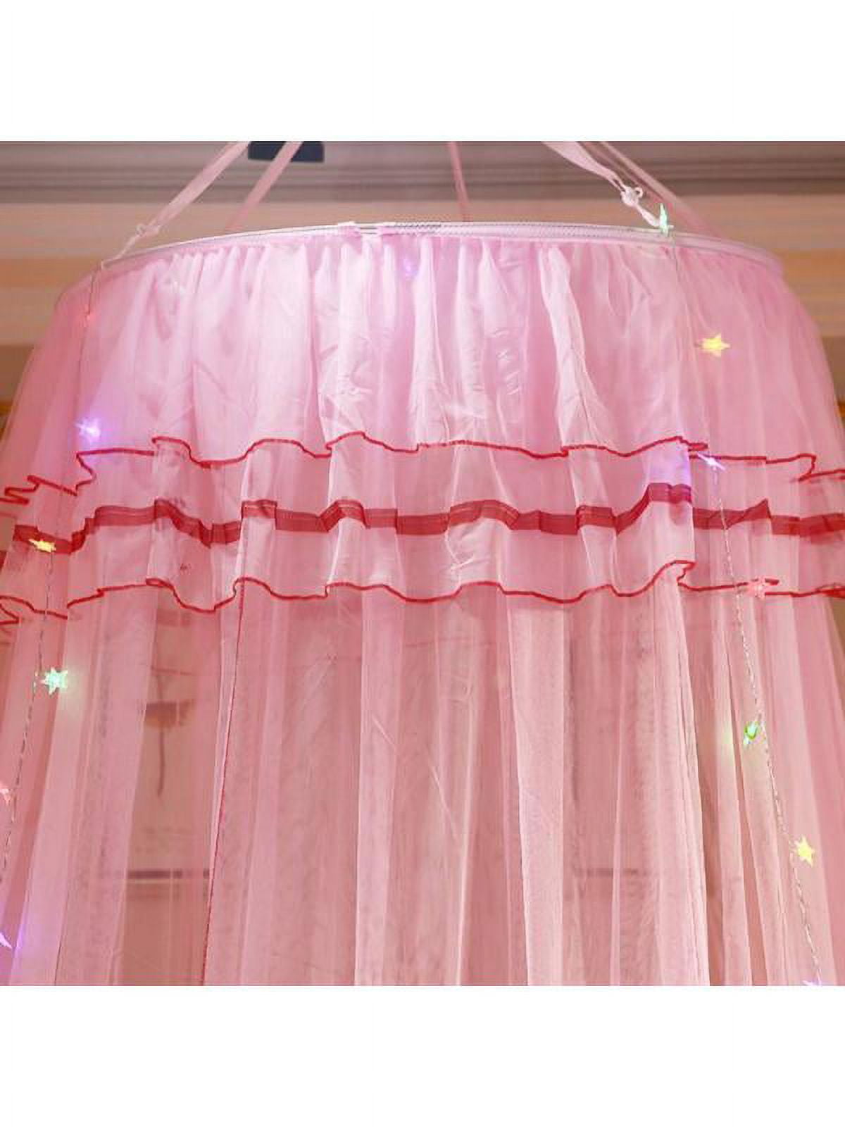 Round Elegant Lace Hanging Bedding Mosquito Net Dome Top Princess Bed Canopy Netting for beds Girls