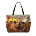 thumbnail image 1 of Disketp Rose Cute Guinea Pig Bolsa de Playa de Gran Capacidad, Bolso Impermeable y a Prueba de Arena para Mujer, Ideal para Playa, Piscina y Natación, 1 of 7