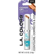 (4 Pack) L.A. Colors Cover Up! Concealer Stick, BCS274 Medium Beige, 0.12 oz