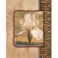 thumbnail image 2 of Unknown 12x14 Gold Ornate Wood Framed with Double Matting Museum Art Print Titled - White Iris, 2 of 4