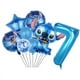 thumbnail image 3 of Suministros de decoración para fiestas de cumpleaños con temática de Disney Stitch, vajilla para niños de Lilo Stitch, plato, globo en ángulo para obsequios de baby shower, 3 of 5