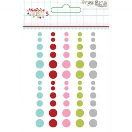 

simple stories 7431 Mistletoe Kisses Enamel Dots