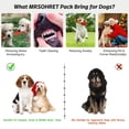 thumbnail image 2 of Juego de 9 juguetes navideños para perros MRSOHRET con bolsa de regalo para perros pequeños, 2 of 6