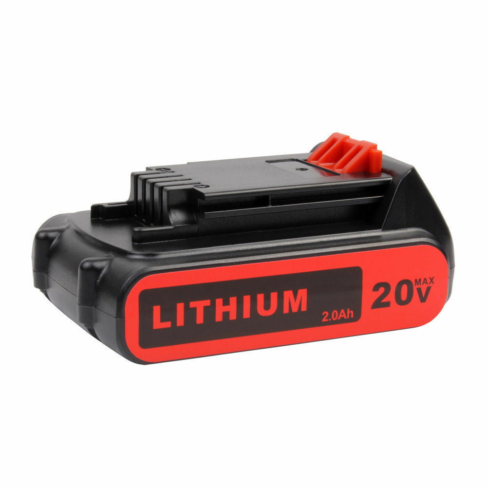 2 Pack 20V Battery 2.0Ah for Black+Decker 20V Max Lithium Battery LBXR20  LB20