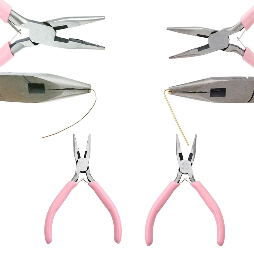 MOMOJIA Mini Jewellery Pliers Set 9 Pieces Jewellery Pliers Jewelry Hand Tool for DIY