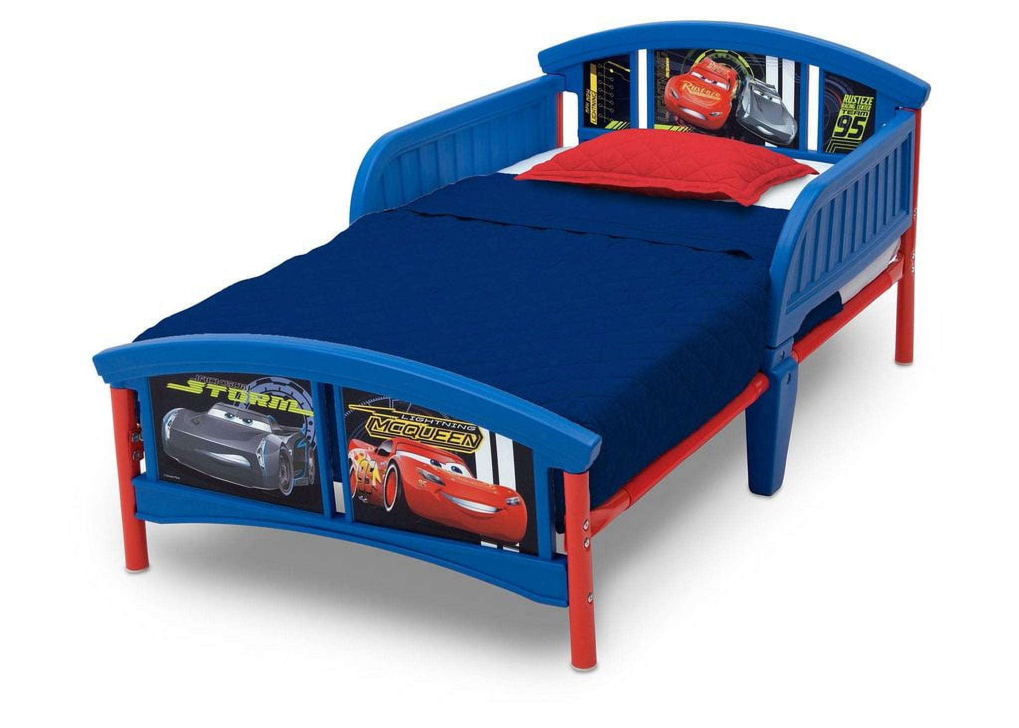 Delta Children Disney/Pixar Cars Plastic Toddler Bed, Blue