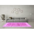 thumbnail image 3 of Ahgly Company Indoor Rectangle Abstract Purple Modern Area Rugs, 8' x 10', 3 of 4