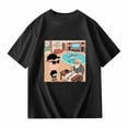 thumbnail image 4 of Xijirk Girls Shirts,Toddler Kids Youth Graphic T Shirt Casual Loose Fit Short Sleeve Tee with Cute Design Comfortable Blend Top for Daily Wear Playdates,Boys Shirts,9-10 Years,Black, 4 of 4