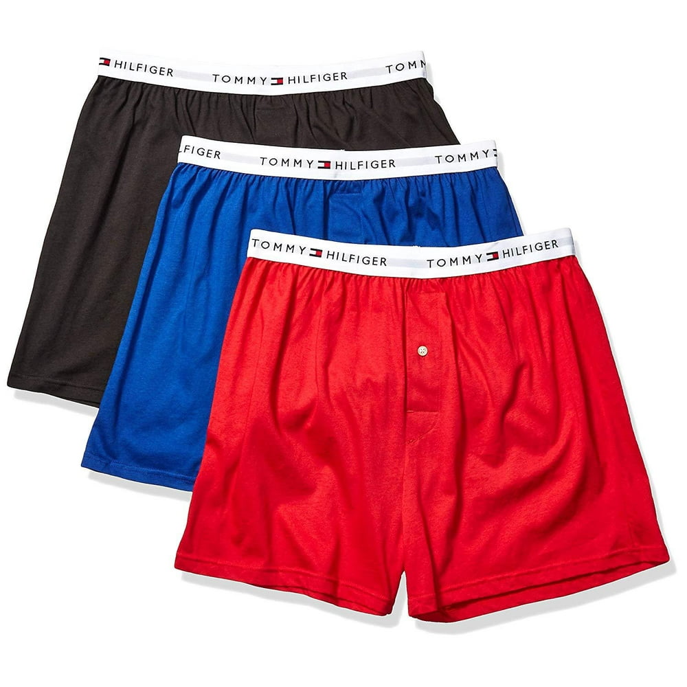 Tommy Hilfiger Tommy Hilfiger Mens Underwear 3 Pack Cotton Classics Knit Boxers 3514