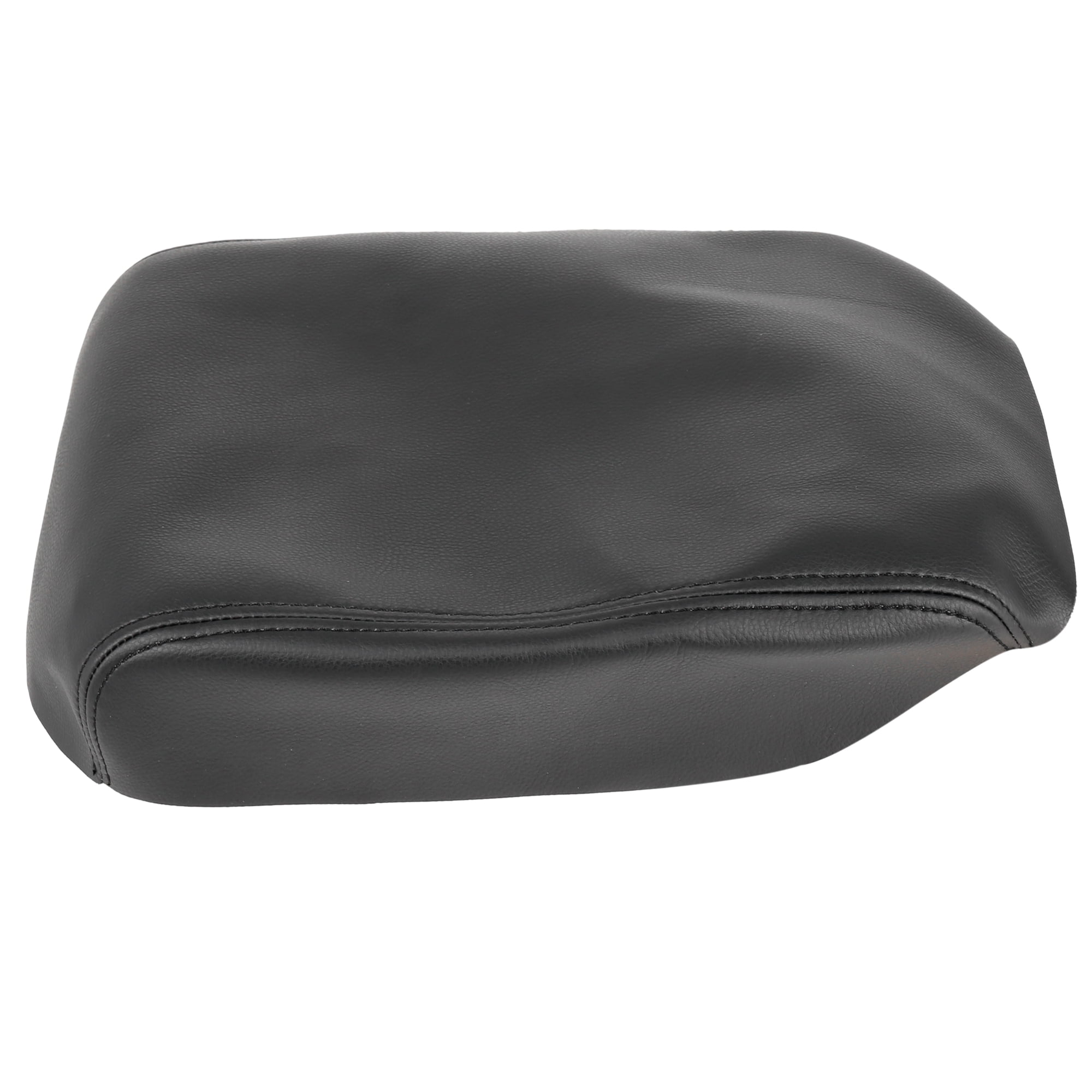 X AUTOHAUX Center Console Lid Armrest Cover For Honda Pilot 2009-2015 Pad Replacement Microfiber Leather Black 
