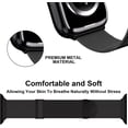 thumbnail image 2 of Correa compatible con correas Apple Watch de 41 mm, 40 mm y 38 mm para mujer y hombre, correa de repuesto ajustable con doble imán para iWatch Series 9, 8, 7, 6, 5, 4, 3, 2, 1 SE, 2 of 4