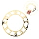 thumbnail image 2 of 2 relojes de espejo acrílico: esfera redonda moderna de 9,82" con números árabes para manualidades de resina - Accesorios de resina, 2 of 7