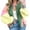 Light Green, variant on Color Block Y2K Bomber Jacket for Women, Oversized Zip Up, Retro Casual Fashion Outerwear, 1 Piece, S-XXL, Plus Size Friendly