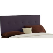 Faux-Suede Button Headboard, Multiple Colors
